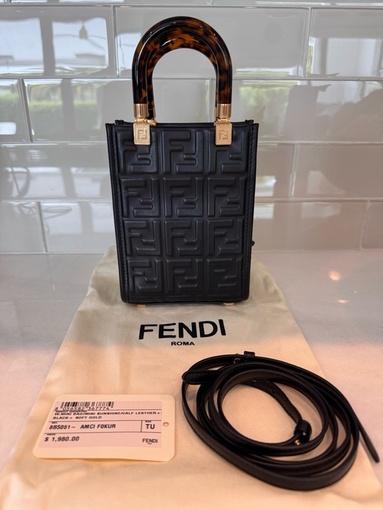 Fendi Handbags - Fendi Mini Sunshine Tote Bag